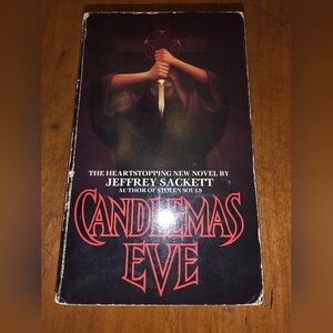 Candlemas Eve by Jeffrey Sackett 1988 Rare Vintage Paperback Book Horror